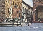 AMMANATI, Bartolomeo The Fountain of Neptune  lll painting